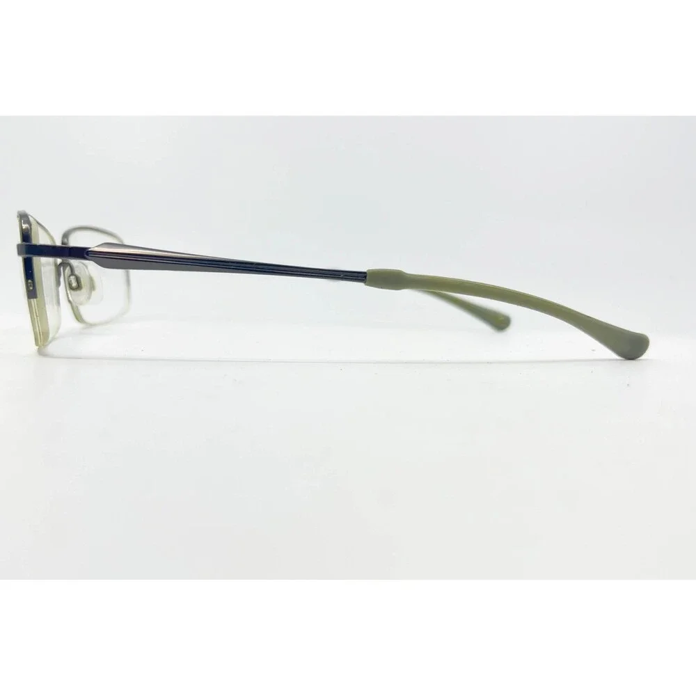 Shaq Eyeglass Frames Mens Black Half Rim Rectangle Zyloware 103M 54-17-150